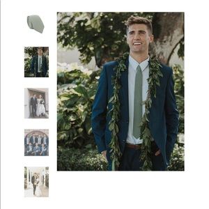 Safe Green Skinny Tie